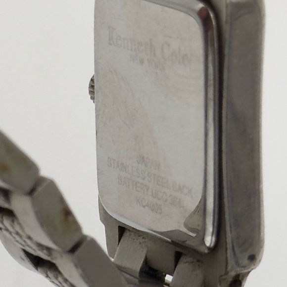 Kenneth Cole New York Silver Rectangular Watch - Picture 8 of 8